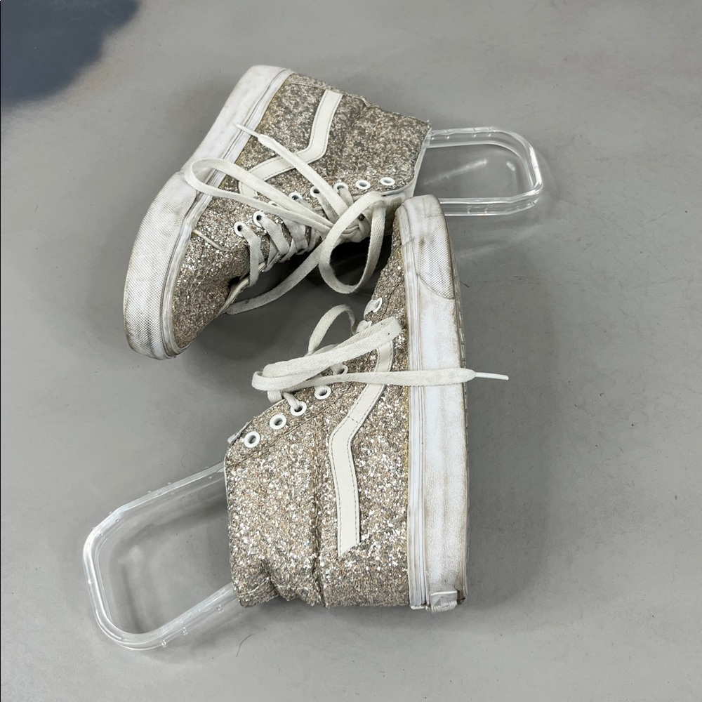 Vans® Unisex SK8-Hi High-Top Sneakers in Glitter x Madewell - Picture 6 of 8